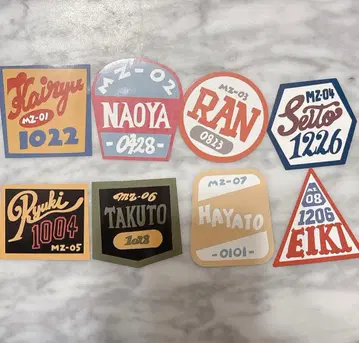 MAZZEL 마제베야 스티커 세트