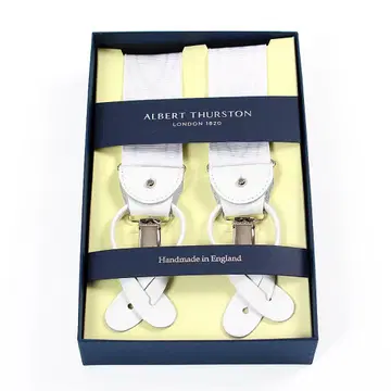 [ 선착순 ] ALBERT THURSTON 화이트 서스펜더