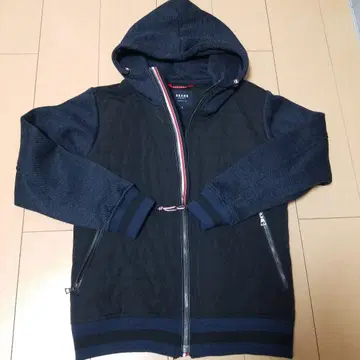 BEAMS HEART 맨투맨 패딩 후드티 네이비 s 사이즈