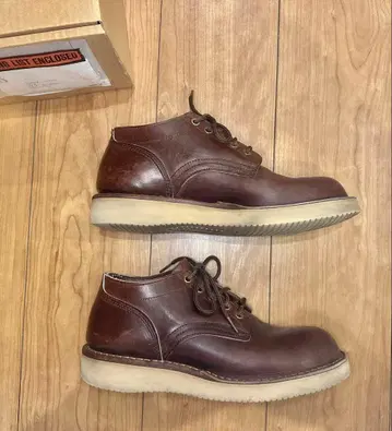 하쏘른 옥스퍼드 부츠 상자 & 인보이스 포함 7-1/2E