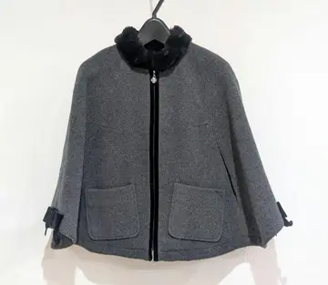 엠즈 그레이시 리본 판초