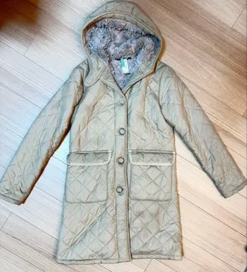 MACKINTOSH 베이지 퀼팅 롱 코트