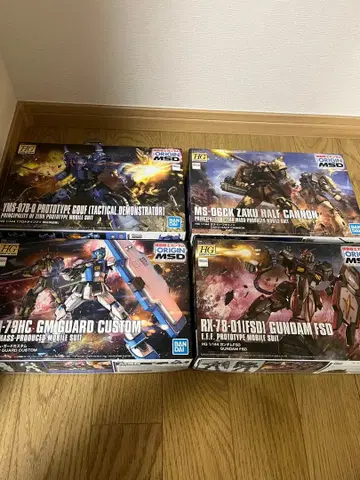 HG 건캐논 최초기형, 짐 가드 커스텀, 프로토 구프, 자쿠 하프 캐논
