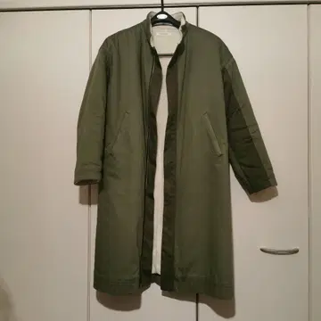 JOURNAL STANDARD 보아 코트 올리브 카키 롱 코트