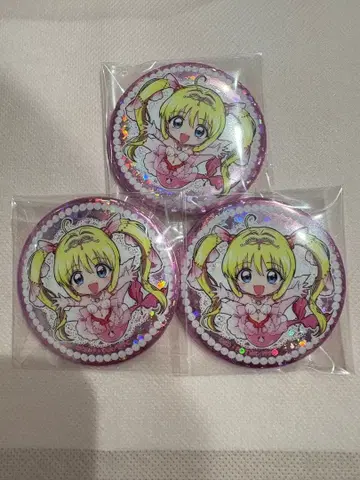 피치피치 피치 하치케이시마 파라다이스 홀로그램 SD 캐릭터 캔뱃지 루치아