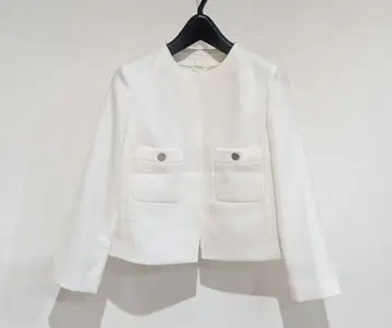 ANAYI 아나이 바스켓 스티치 노카라 자켓