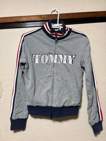 TOMMY 집업 후드티 리버서블