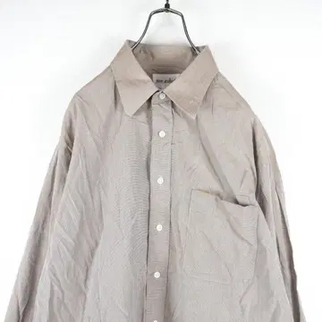 G2748*jun ashida *준 아시 다 긴팔 셔츠 베이지