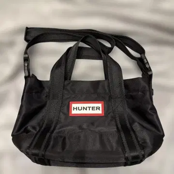 새상품급 HUNTER 블랙 토트백