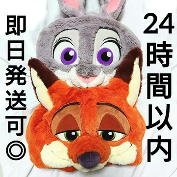 새상품급 주토피아 닉 주디 팬캡 모자 커플 세트