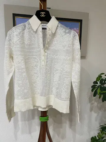 MUVEIL 귀여운 반다나 패턴 니트 풀오버