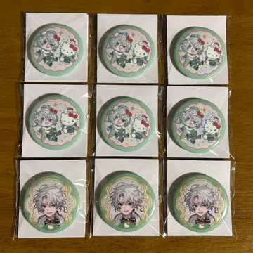 무라쿠모 카게츠 산리오 콜라보 캔뱃지 9개