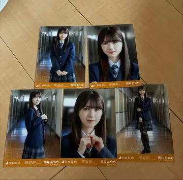 노기자카46 츠츠이 아야메 차도 쪽 5종 브로마이드