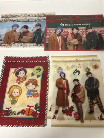 로손 Mrs. GREEN APPLE 비주얼 시트 전 4종 컴프 x 2세트