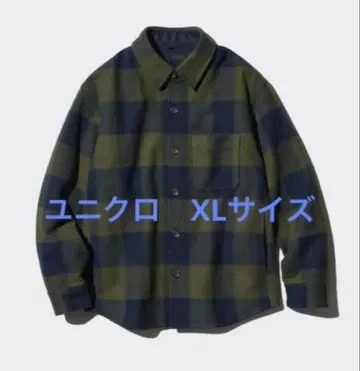 유니클로 ( UNIQLO ) 오버 셔츠 자켓 XL 사이즈