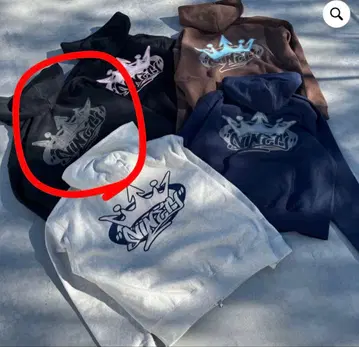 9090 킹 로고 지퍼 후드티 L 사이즈