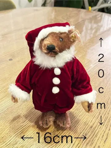 Steiff 곰 산타