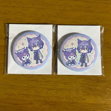 코야나기 로우 산리오 콜라보 캔뱃지 2점