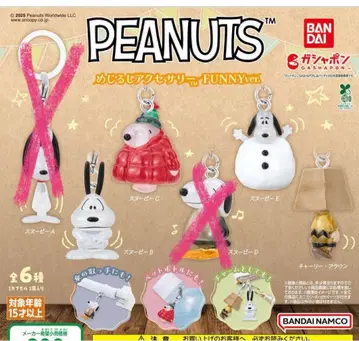 PEANUTS 메지루시 액세서리 FUNNY ver. 4점 세트