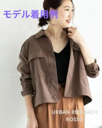 URBAN RESEARCH ROSSO 밀리터리 숏 자켓