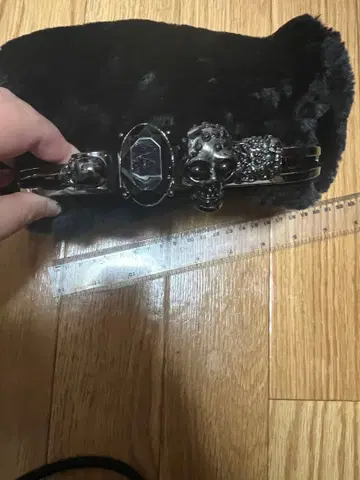 가마구치 파우치 너클 이미지 해골 해골