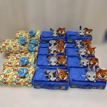 주토피아 2 티슈 케이스 묶음 판매 16점