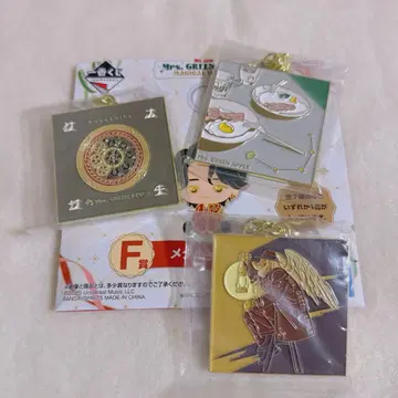 Mrs. GREEN APPLE 메탈 참 제일복권 F상 3개 세트