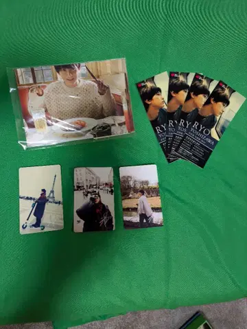 요시자와 료 프린트 사인 포함 포토 카드 등