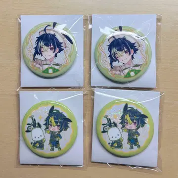 니지산지 Dytica 산리오 콜라보 캔 배지 이나미 라이