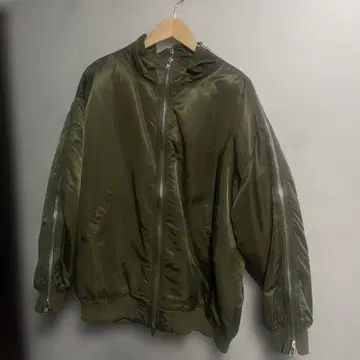 unrelaxing 오버 사이즈 디자인 지퍼 자켓 히라모토 렌