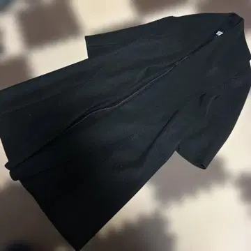 rienda 블랙 울풍 롱 코트