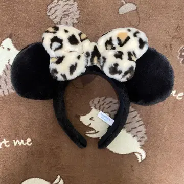 디즈니 머리띠 레오파드 무늬