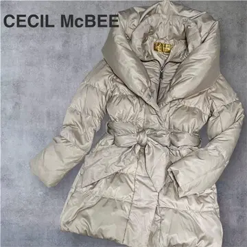 CECIL McBEE 베이지 다운 자켓 [ 미사용 ]