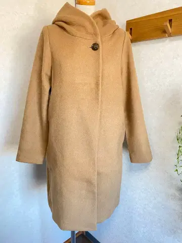 URBANRESEARCH ROSSO 후드 부착 코트 베이지