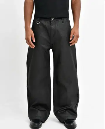 Stacked Oil Coating 루즈핏 팬츠 M