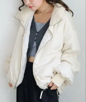 Kastane 캔디 슬리브 리버서블 쇼트코트 다운 아우터