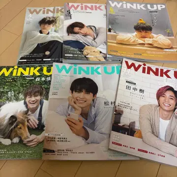 WINK UP SixTONES 백넘버 세트