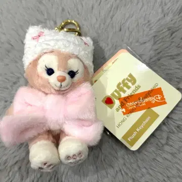 홍콩 디즈니 겨울 리본 리나벨 키체인 봉제 인형