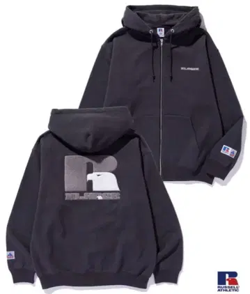 XLARGE x RUSSELL ATHLETIC 지퍼 후드티