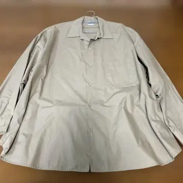 ARMY TWILL 버튼 셔츠 베이지