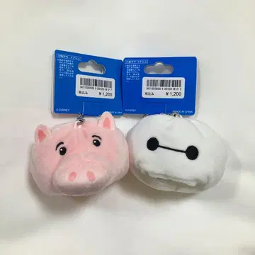 디즈니 베이맥스 햄 토이스토리 팬캡 키체인