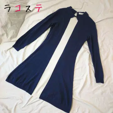 라코스테 셔츠 원피스 니트 무릎 기장