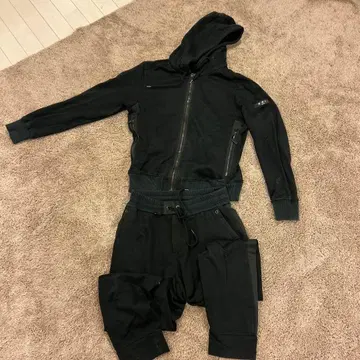 TATRAS 블랙 풀 지퍼 후디