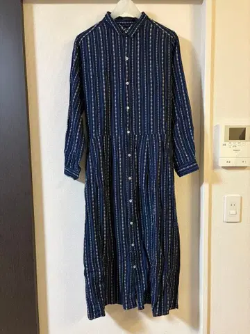 ICHI Antiquites Dobby Stripe Shirt Dress