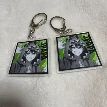 컬러풀 피치 전시회 트레이딩 키링 쟈파파