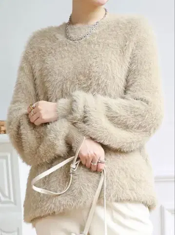 다크 엔젤 Dark Angel 샤기 니트