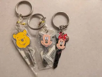 디즈니 미키 미니 푸우 키링 합열쇠