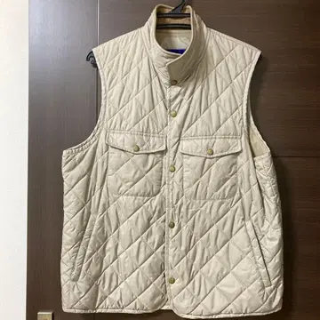 Golden Bear 베이지 퀼팅 베스트