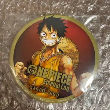 원피스 eternal log 루피 캔뱃지 특전 라쿠텐 마린포드