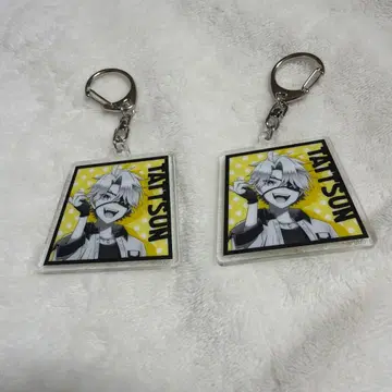 컬러풀 피치 전시회 트레이딩 키링 타츠군